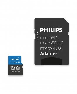 Philips FM51MP65B/00 zibatmiņa 512 GB MicroSDHC UHS-I Klases 10