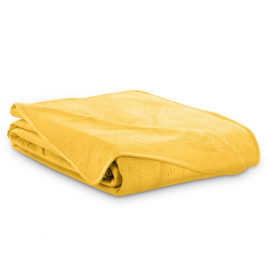 Bedspread AmeliaHome PALSHA 260x280 cm, color: yellow – 4