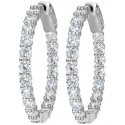 Crystalp Flexible earrings with clear crystals Tennis 42336.R Crystalp Flexible earrings with clear crystals Tennis 42336.R