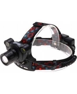 Tiross Rechargeable Headlamp 10W CREE LED + 2x1W COB LED, Focusable Beam