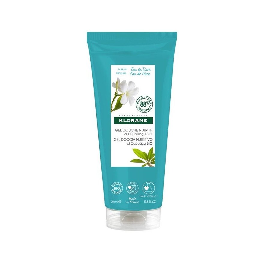 Klorane suihkugeeli luomu Cupuacu-voilla, 200 ml