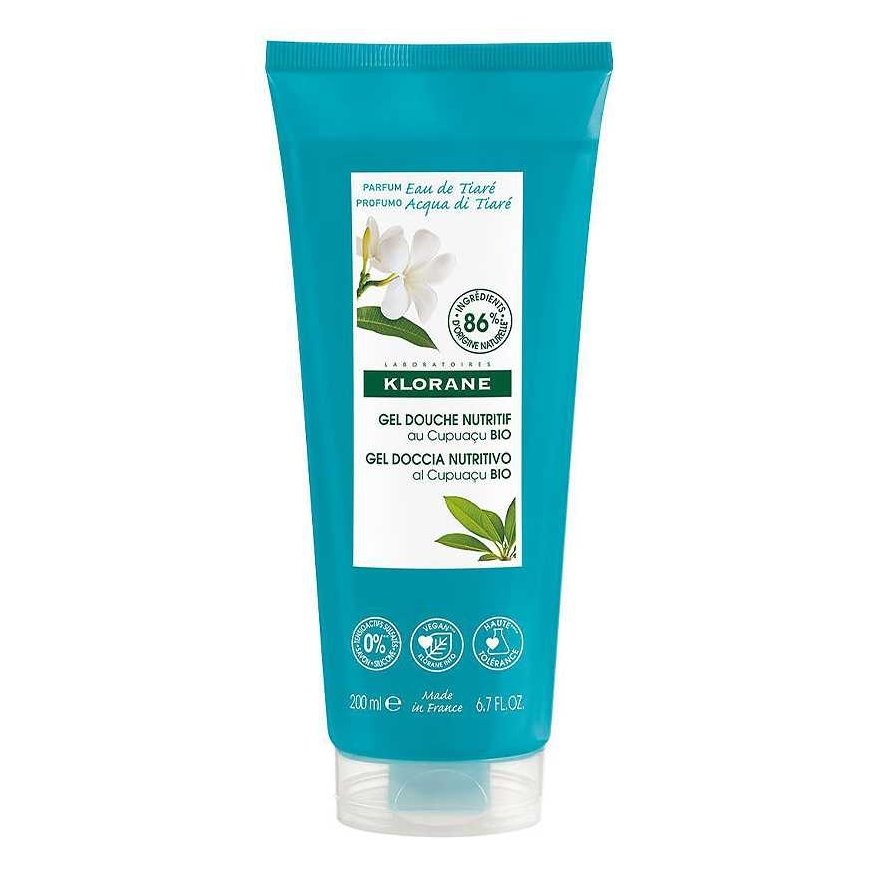 Klorane suihkugeeli luomu Cupuacu-voilla, 200 ml – 2