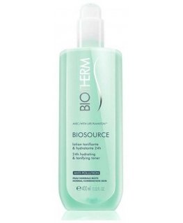 Biotherm moisturizing facial toner for normal and combination skin Biosource (24h Hydrating & Tonifying Toner) 400ml makeup remo