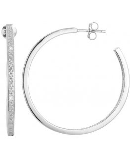 Beneto Silver earrings rings with crystals AGUP1181