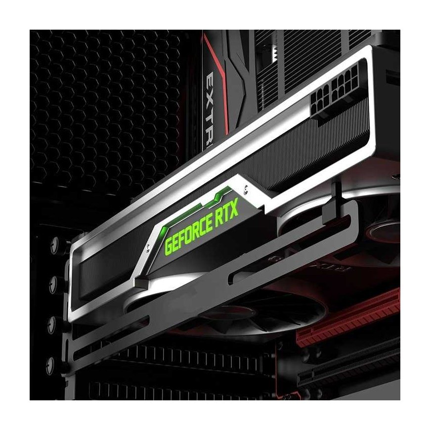 1st Cool 1stCOOL 1stCool Support GPU Aluminum Bracket, Black – 3