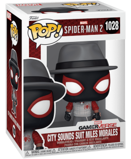 FUNKO POP! Vinyylifiguuri: Marvel: Spider-Man 2 - Miles Morales (City Sounds)