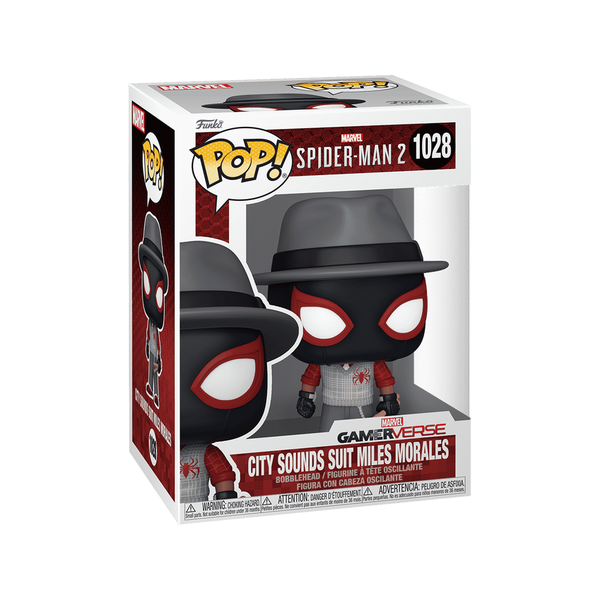 FUNKO POP! Vinilinė figūrėlė: Marvel: Spider-Man 2 - Miles Morales (City sounds)