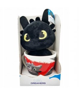 Dreamworks-animaatiopehmolelu kuinka harjoittele lohikäärmettäsi hampaaton muki, 18 cm