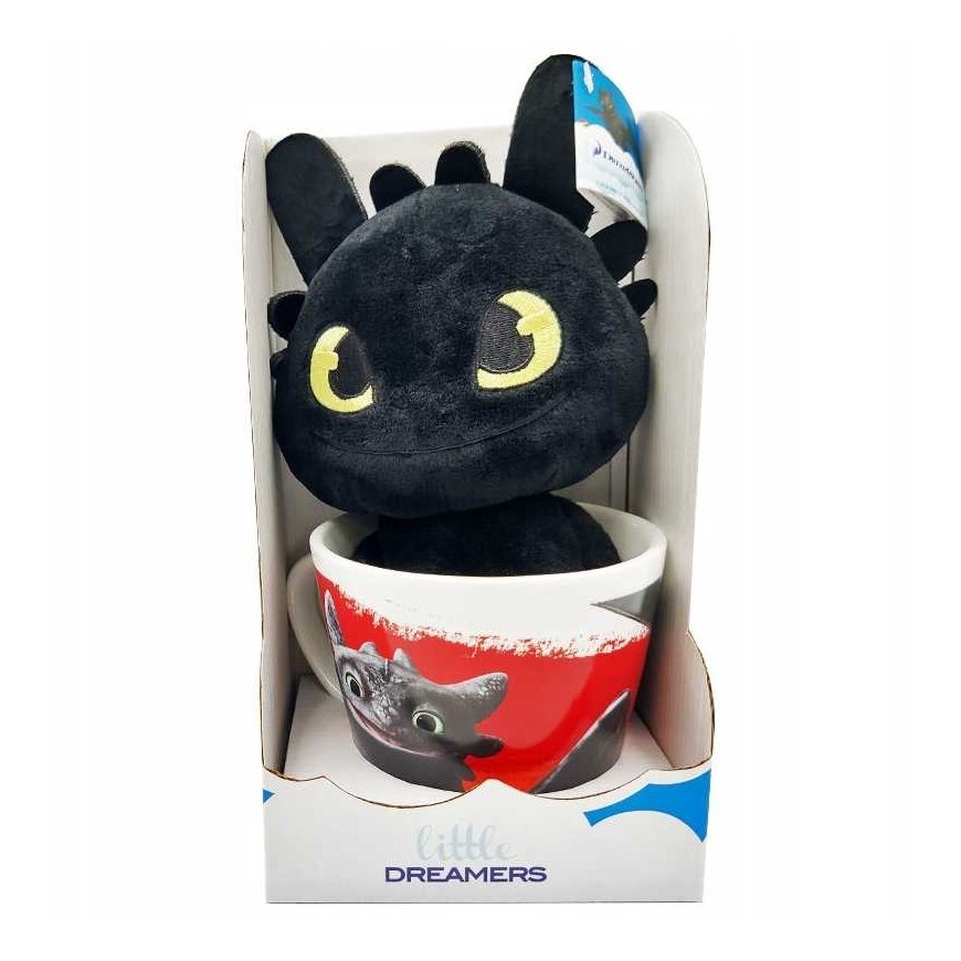 Dreamworks Animation Minkštas žaislas Prisijaukinti drakoną Toothless Mug, 18cm
