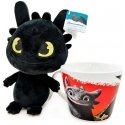 Dreamworks Animation Soft Toy How to Train Your Dragon Toothless Mug, 18cm