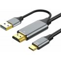 PREMIUMCORD Adaptér HDMI 2.0 na USB-C, 4K@60Hz, 2m PREMIUMCORD Adaptér HDMI 2.0 na USB-C, 4K@60Hz, 2m