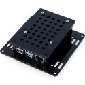 Gravlaser Case for Raspberry Pi 4B VESA v2 monitor mount - black Gravlaser Case for Raspberry Pi 4B VESA v2 monitor mount - black