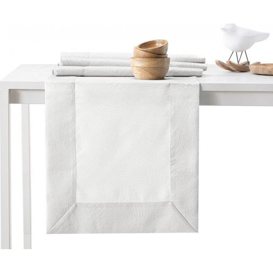 AmeliaHome TCLOTH/AH/GAIA/BRD/CREAM/40X140