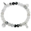 Troli Beaded Bracelet Made of Rhombus Quartz with Protective Charms Troli Beaded Bracelet Made of Rhombus Quartz with Protective Charms