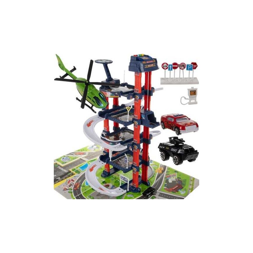 Kruzzel 4-Storey Garage with Interactive Elevator and Light and Sound Effects – 2