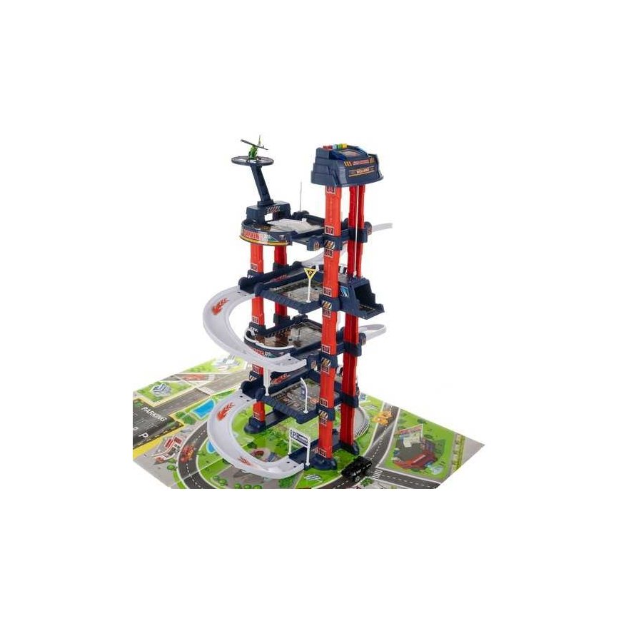 Kruzzel 4-Storey Garage with Interactive Elevator and Light and Sound Effects – 3
