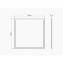 LED-valopaneeli 30W, 60x60cm, 3600lm, 4000K, pinta-asennus SLIM, 2in1, LED LINE LED-valopaneeli 30W, 60x60cm, 3600lm, 4000K, pinta-asennus SLIM, 2in1, LED LINE