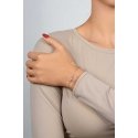 Brilio Silver Stylish silver bracelet with zircons Infinity BRC179W