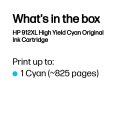 HP 912XL alkuperäinen riittoisa syaani mustepatruuna