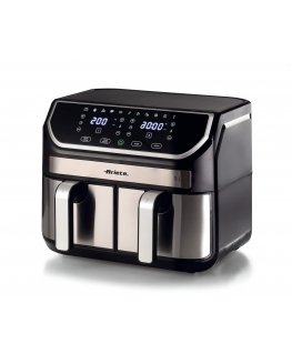 Ariete 4625/00 Dvigubas 9 L Autonominės 2100 W Karšto oro gruzdintuvė Juoda, Sidabras