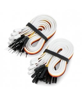M5Stack Grove - 5 kpl paria 4 pin 2mm johtosarja - kanta/nasta 2,54mm 20cm johdot