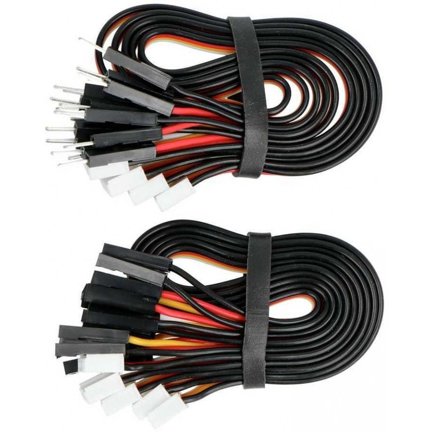 M5Stack Grove - 5 pcs pair 4 pin 2mm wire set - socket/pin 2.54mm 20cm wires – 4