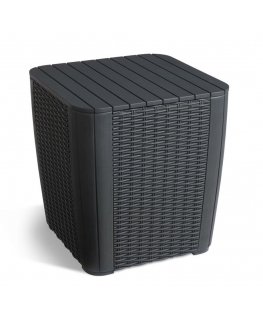Allibert Luzon outdoor table Graphite Square shape
