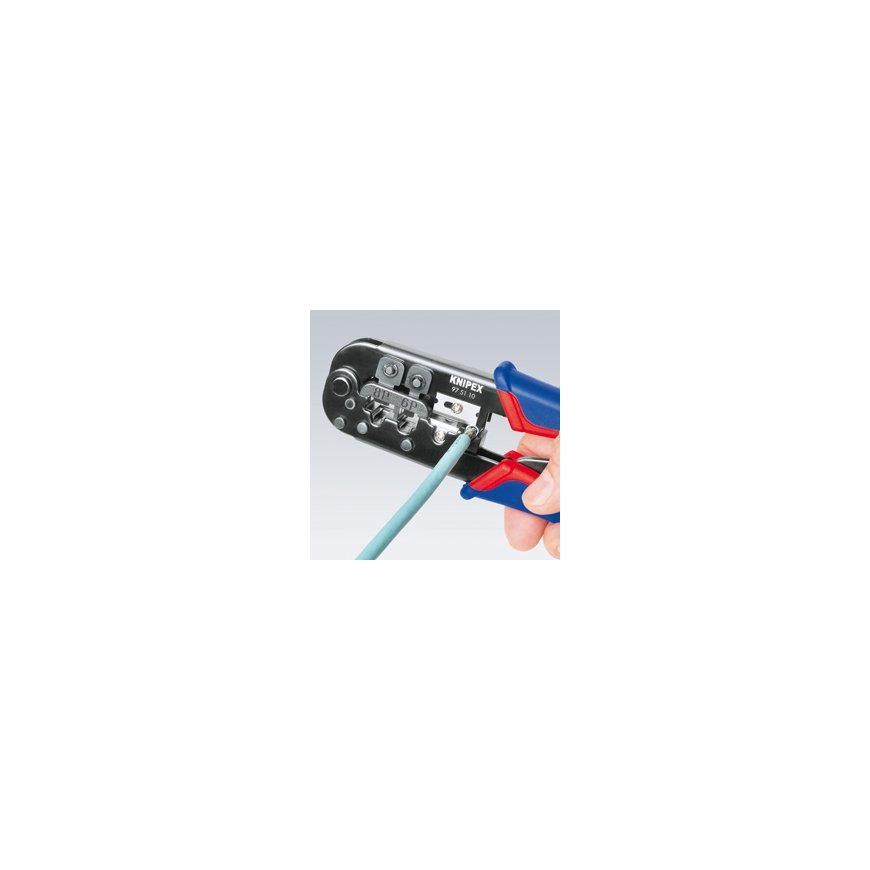 Knipex 97 51 10 SB cable crimper Crimping tool Black, Blue, Red – 3