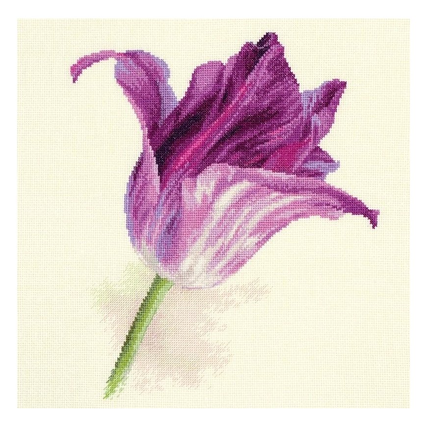 Beldizart Tulips. Lilac velvet S2-44