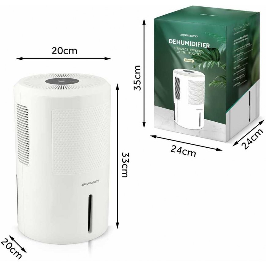 Dehumidifier - Berdsen BD-530 moisture absorber – 5