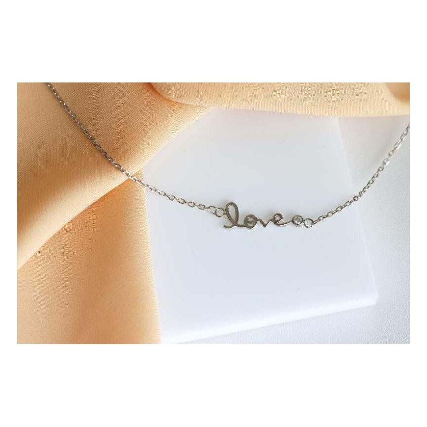 Brilio Silver Brilio Silver Romanttinen hopeinen rannekoru Love BRC66W – 2