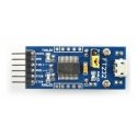 USB-UART converter FTDI FT232RL, microUSB port, Waveshare 11324 USB-UART converter FTDI FT232RL, microUSB port, Waveshare 11324