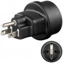 Goobay Mains Adapter US, Black