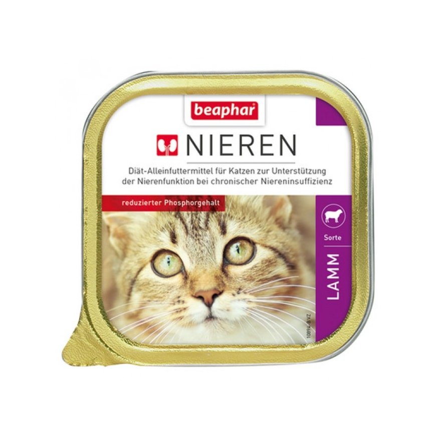 Complete diet cat food (pate) : Beaphar NIERDIEET LAMM 100g.