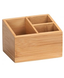 WENKO 23916100 контейнер для хранения для ванной Дерево Bamboo Органайзер для ванной
