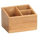 WENKO 23916100 uzglabāšanas konteineris vannas istabai Koks Bamboo Vannas istabas organizators