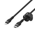 Belkin CAA011BT2MBK „Lightning“ kabelis 2 m Juoda Belkin CAA011BT2MBK „Lightning“ kabelis 2 m Juoda