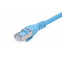 Extralink LAN Patchcord Kat.6A S/FTP 1m Copper twisted pair, 10Gbps