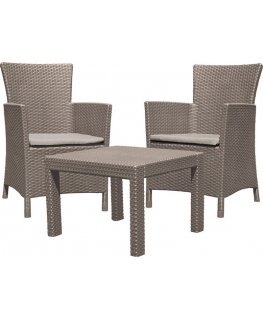 Allibert Rosario outdoor furniture set Cappuccino