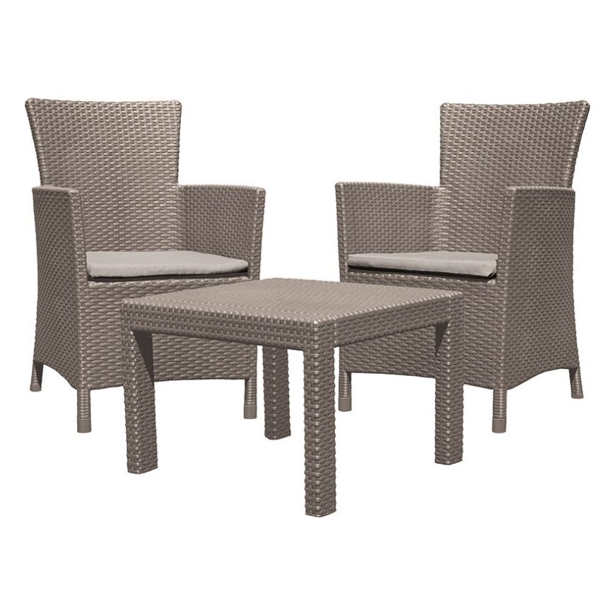 Allibert Rosario outdoor furniture set Cappuccino