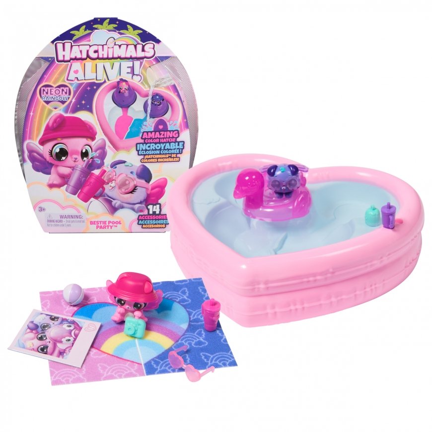 Spin Master Hatchimals Alive Neon Rainbow