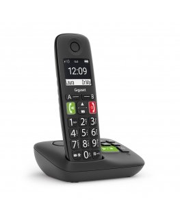 Gigaset E290 Аналоговый/DECT телефон Идентификация абонента (Caller ID) Черный