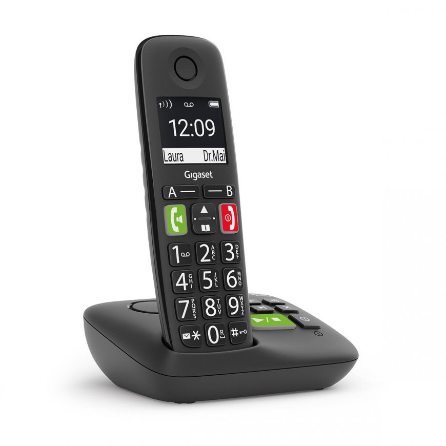 Gigaset E290 Analogais/DECT telefons Zvanītāja ID