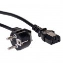Akyga AK-PC-06A power cable Black 3 m CEE7/7 IEC C13 Akyga AK-PC-06A power cable Black 3 m CEE7/7 IEC C13