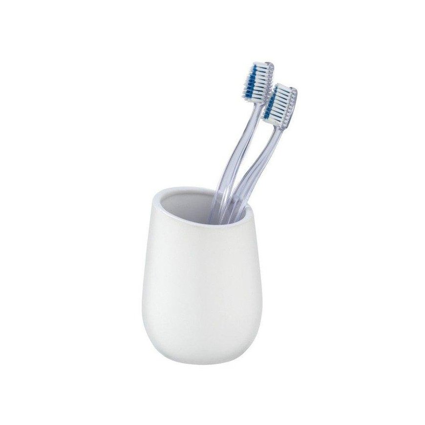 Ceramic mug for brushes BADI, gray, Wenko
