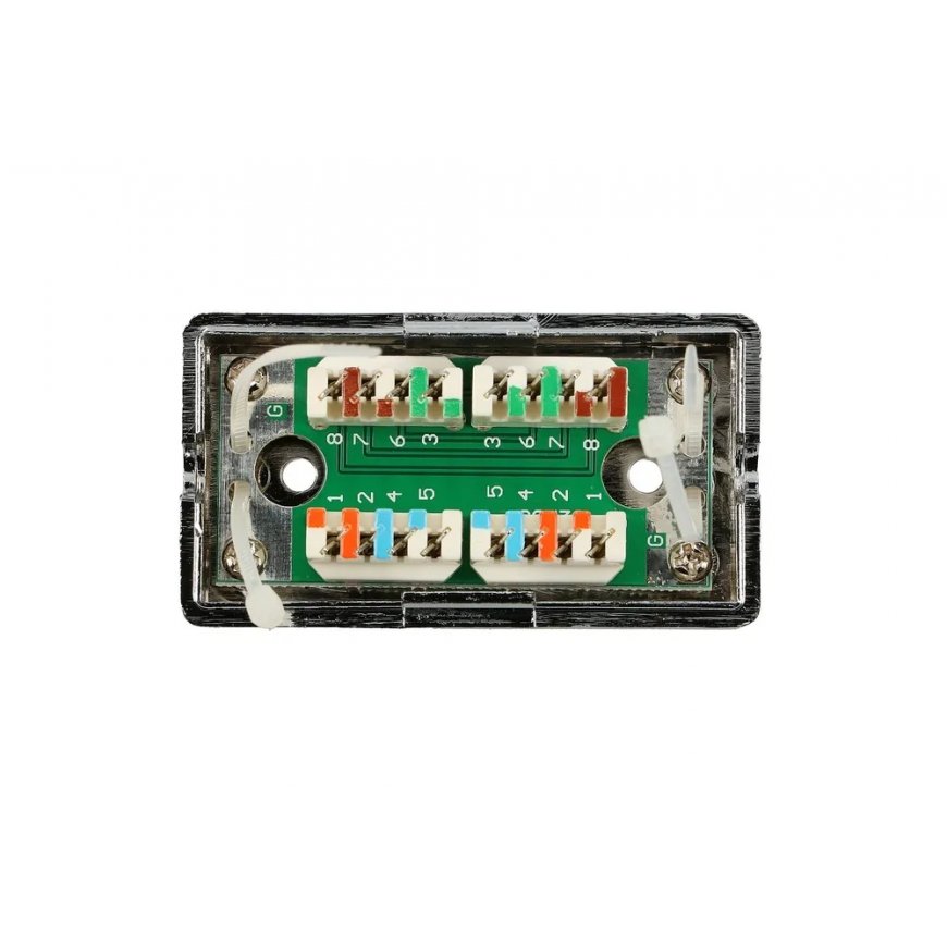 Extralink Connection box CAT5E STP silver – 3
