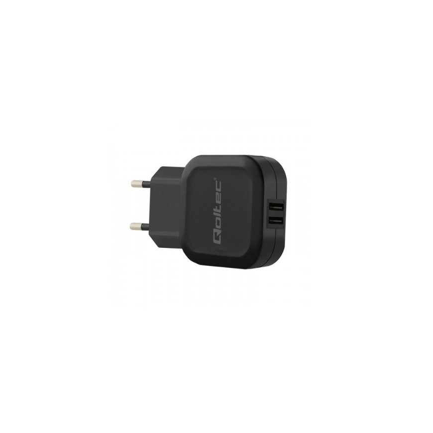 Qoltec 50185 mobile device charger Smartphone, Tablet Black AC Indoor