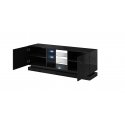 Cama QIU 160 CZARNY TV-teline & viihdekeskus 4 hyllyä Cama QIU 160 CZARNY TV-teline & viihdekeskus 4 hyllyä
