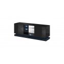 Cama QIU 160 CZARNY TV-teline & viihdekeskus 4 hyllyä Cama QIU 160 CZARNY TV-teline & viihdekeskus 4 hyllyä