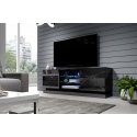 Cama TV cabinet QIU 160 MDF black gloss/black gloss Cama TV cabinet QIU 160 MDF black gloss/black gloss